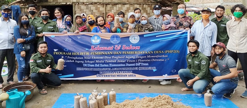 Pelaksanaan PHP2D Mahasiswa HIMAGRO Universitas Medan Area