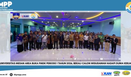 Rektor Universitas Medan Area Buka PMDK Periode 1 Tahun 2026, Bekali Calon Wisudawan Hadapi Dunia Kerja Digital